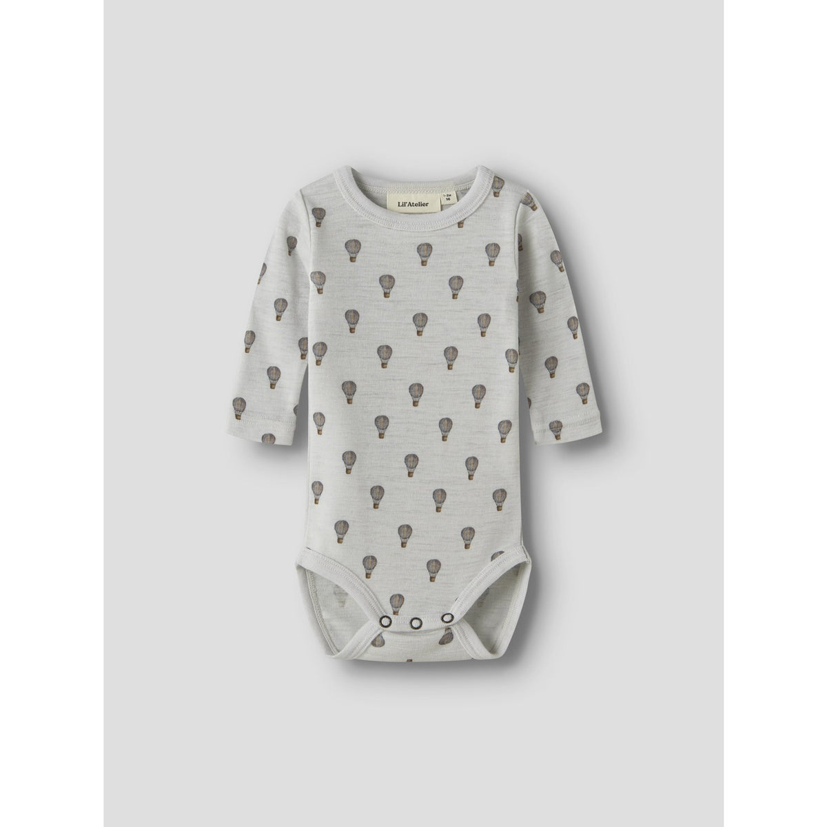Lil'Atelier Oyster Mushroom Airbaloon Nbmnoel Nor Wool Ls Slim Body Lil