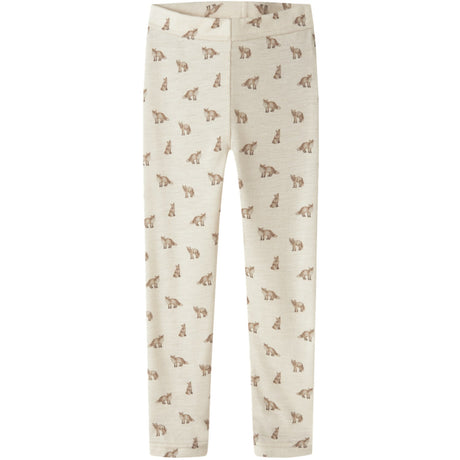 Lil'Atelier Turtledove Fox Nmmnalu Wo/Mo Slim Leggings Lil
