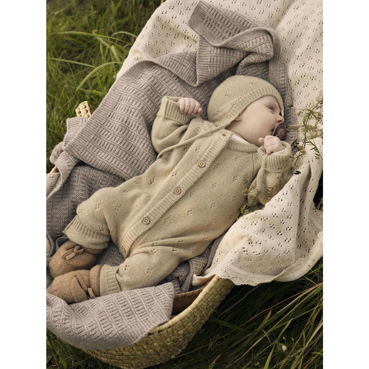 Lil'Atelier Safari Melange Nbnnalio Wool Knit Suit Lil