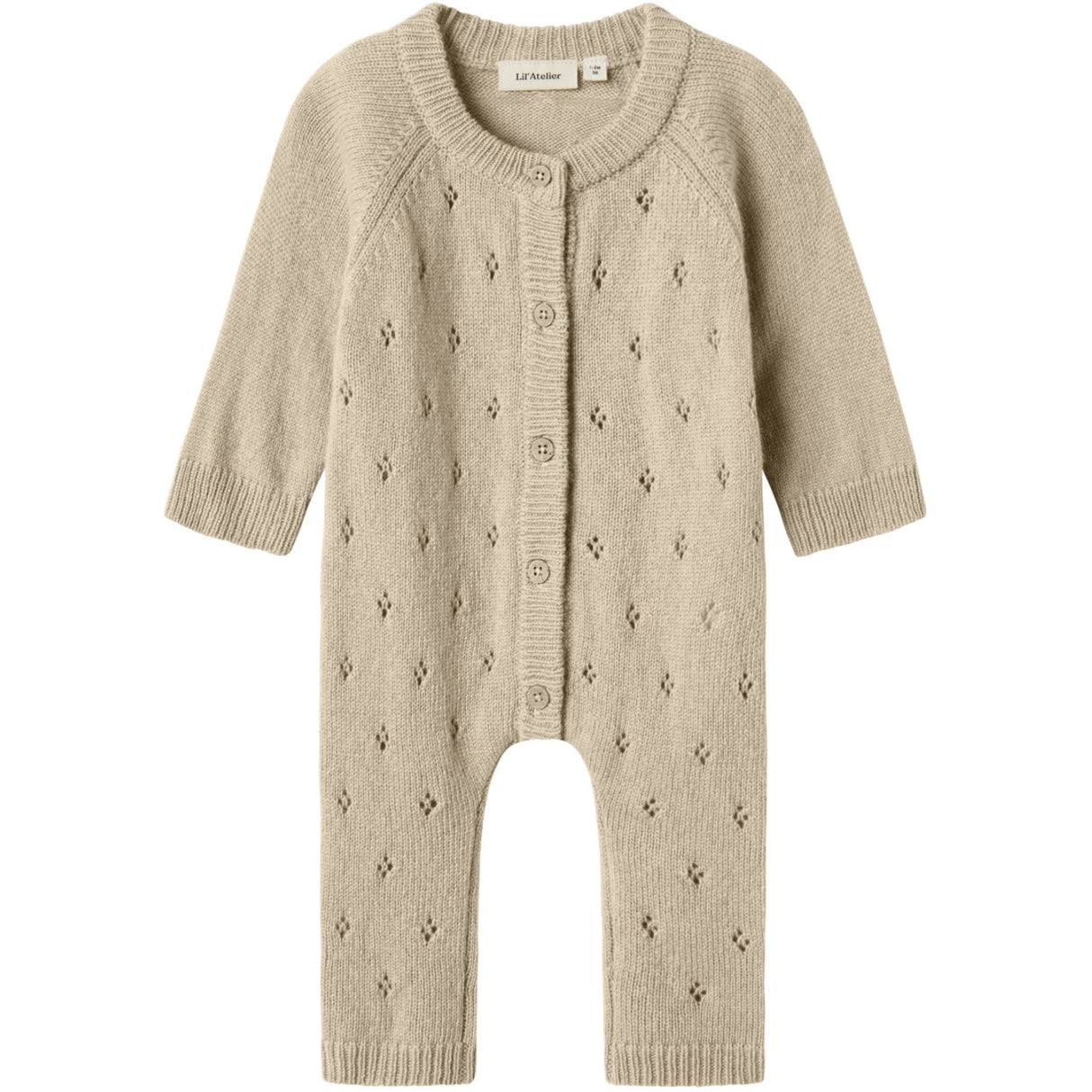 Lil'Atelier Safari Melange Nbnnalio Wool Knit Suit Lil