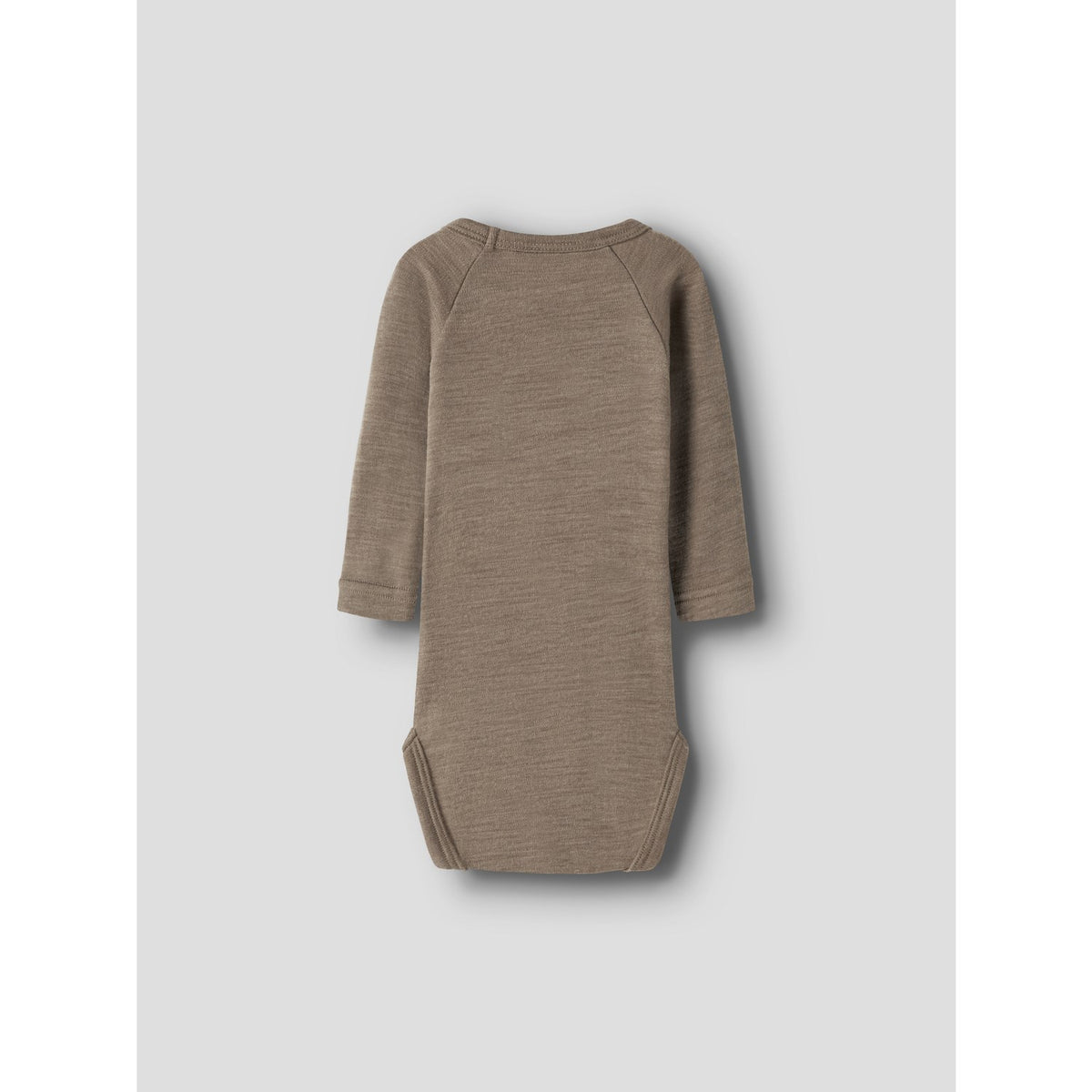 Lil'Atelier Sepia Tint Melange Nbnnester Wool Ls Slim Body Lil