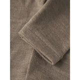 Lil'Atelier Sepia Tint Melange Nbnnester Wool Slim Leggings Lil