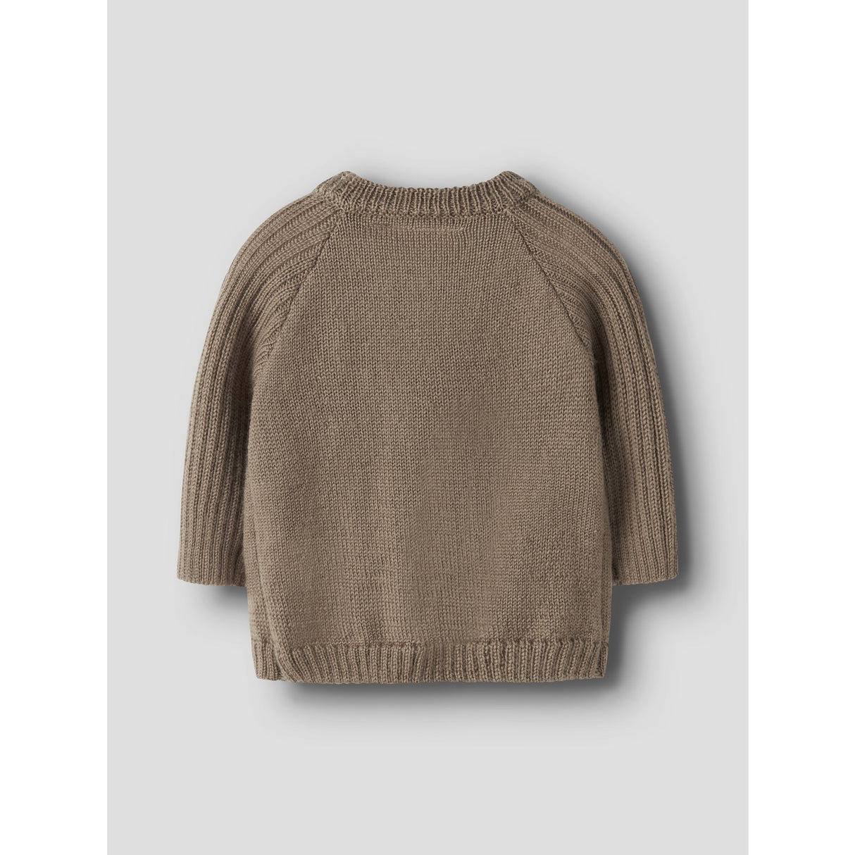 Lil'Atelier Sepia Tint Nbmnomo Noa Wool Ls Knit Card Lil