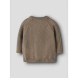 Lil'Atelier Sepia Tint Nbmnomo Noa Wool Ls Knit Card Lil