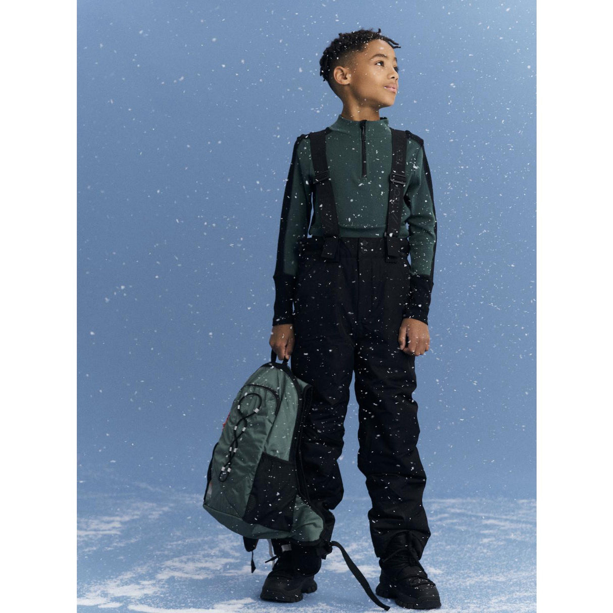Name It Jungle Green Nkmwillo Wool Ls Turtle