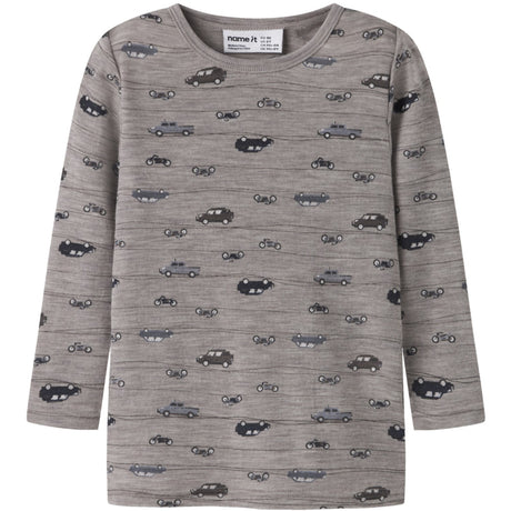 Name It Satellite Highway Nmmwang Wool Rib Ls Top Aop Noos
