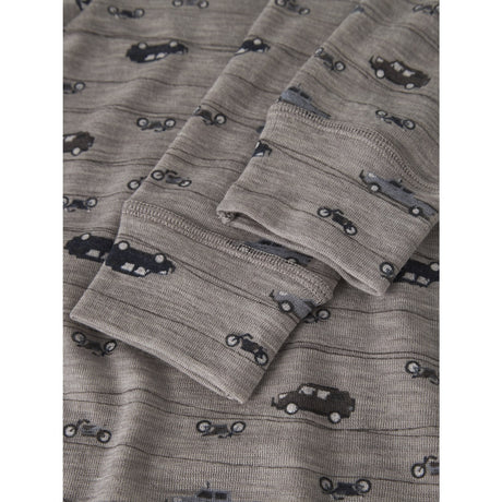 Name It Satellite Highway Nmmwang Wool Rib Longjohn Aop Noos