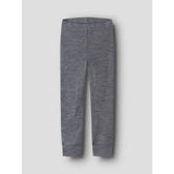 Name It Folkstone Gray Nmnwax Wool Rib Leggings Noos