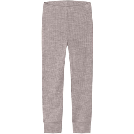 Name It Violet Ice Nmnwax Wool Rib Leggings Noos