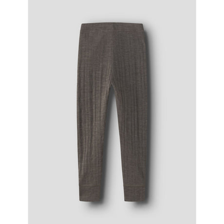 Name It Morel Nmmwang Wool Needle Longjohn Solid Noos
