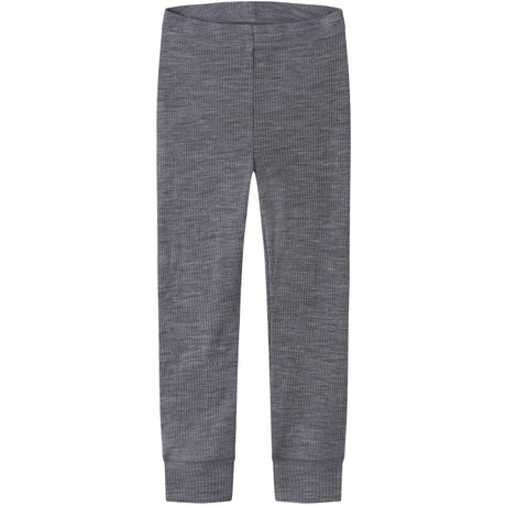 Name It Folkstone Gray Nmnwax Wool Rib Leggings Noos