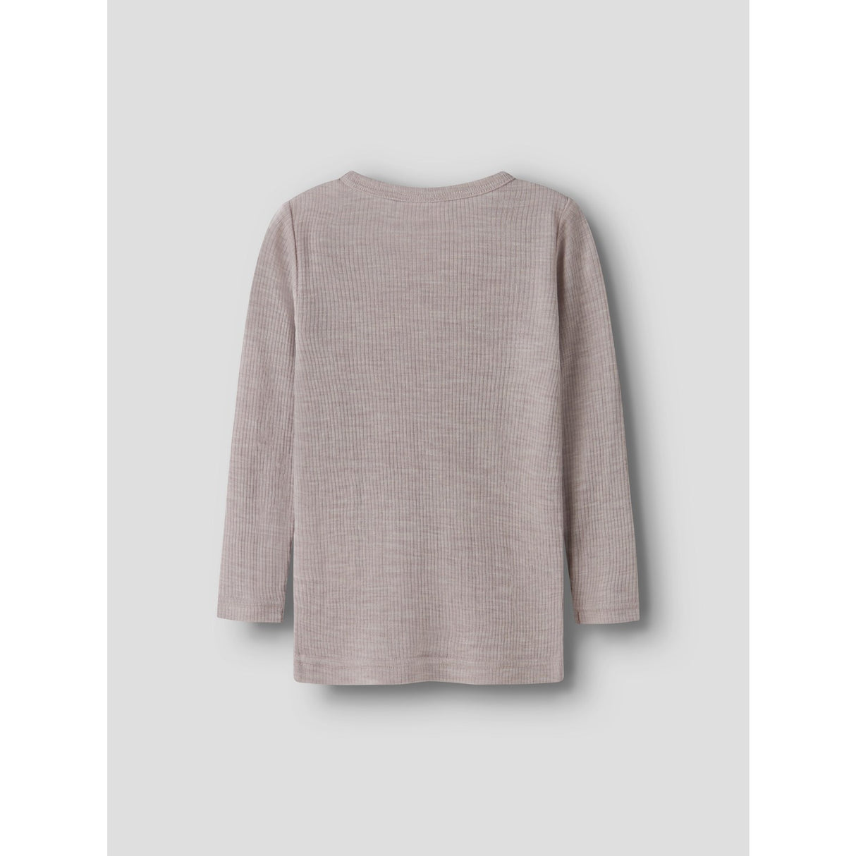 Name It Violet Ice Nmnwax Wool Rib Ls Top Noos