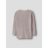 Name It Violet Ice Nmnwax Wool Rib Ls Top Noos