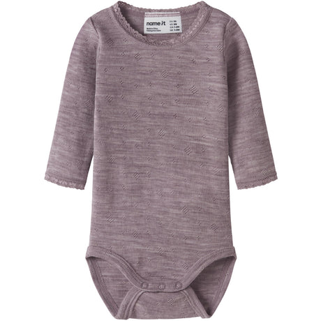 Name It Toadstool Nbfwang Wool Needle Ls Body Solid Noos