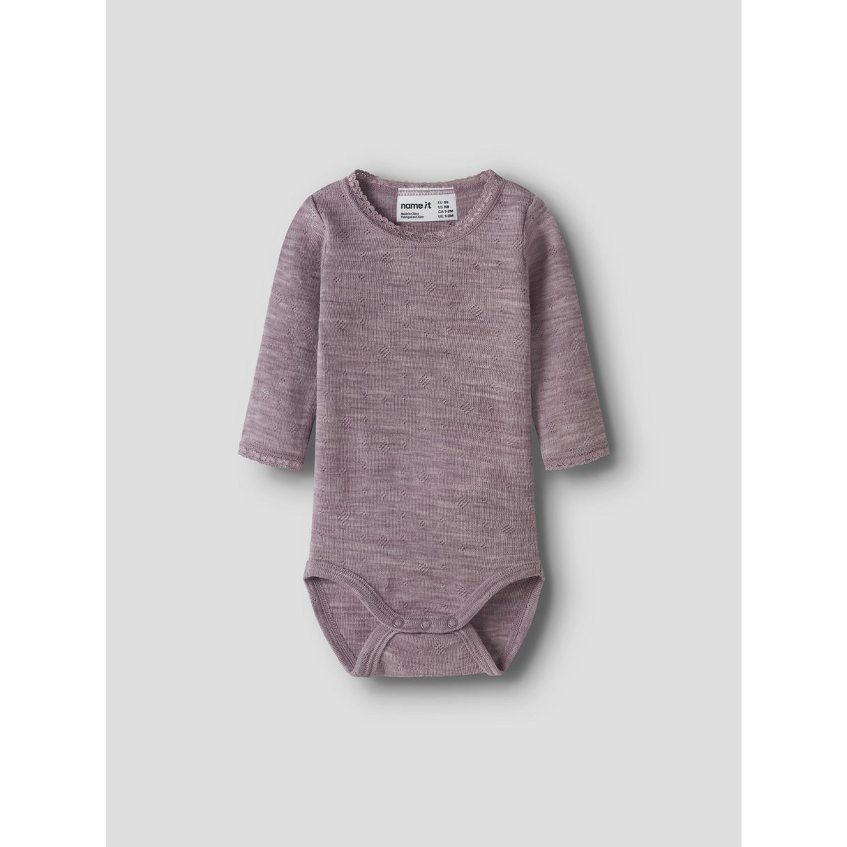 Name It Toadstool Nbfwang Wool Needle Ls Body Solid Noos
