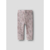 Name It Violet Ice Flowers And Leafs Nbfwang Wool Needle Leggings Noos