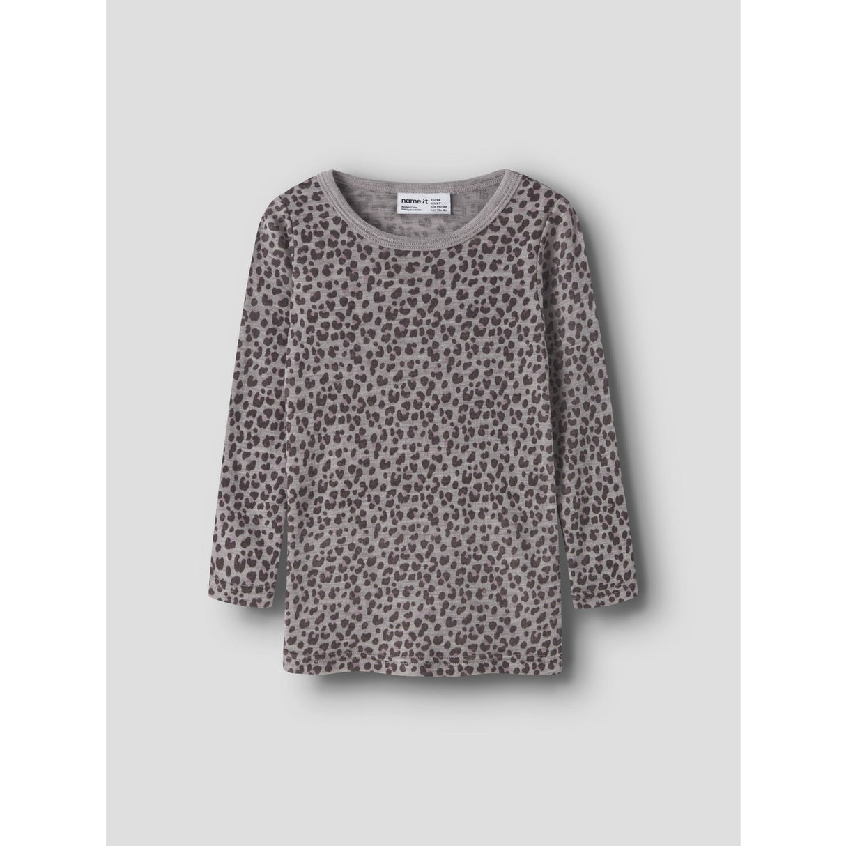 Name It Satellite Leo Aop Nmfwang Wool Rib Ls Top Aop