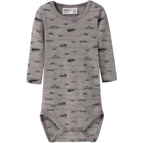 Name It Satellite Highway Nbmwang Wool Rib Ls Body Aop Noos