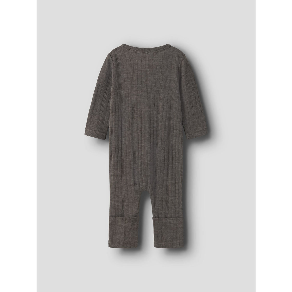 Name It Morel Nbmwang Wool Needle Nightsuit Solid