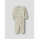 Name It Snow White Flowers + Leafs Nbfwang Wool Needle Nightsuit Noos
