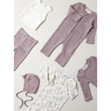 Name It Snow White Flowers + Leafs Nbfwang Wool Needle Nightsuit Noos