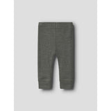 Name It Mulled Basil Nbnwax Wool Rib Leggings Noos