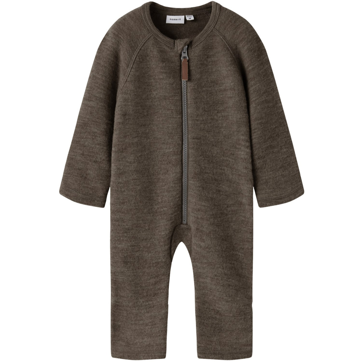 Name It Morel Nbnwmino Wool Bru Ls Suit Noos
