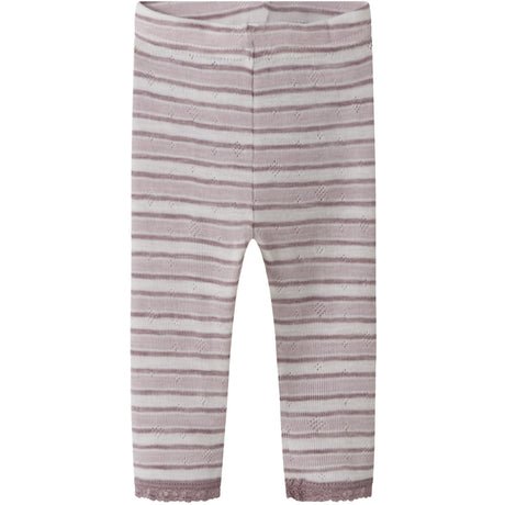 Name It Snow White Toadstool+Violet Ice Nbfwang Wool Needle Leggings Noos