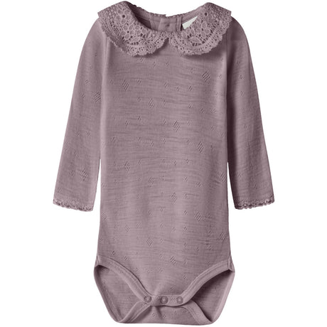 Name It Toadstool Nbfwang Wool Needle Ls Body W/Collar
