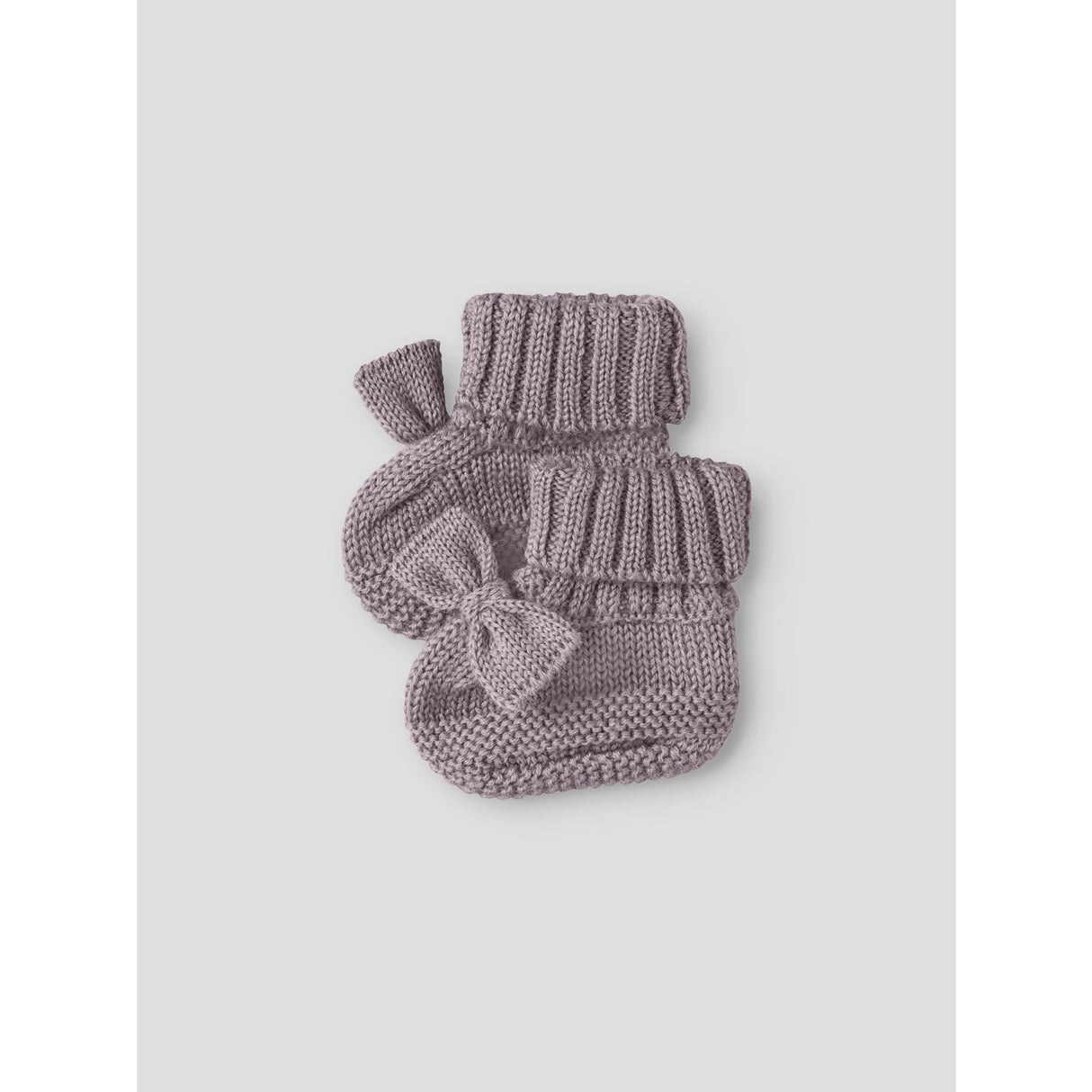 Name It Toadstool Bow Nbfwrilla Wool Knit Slippers