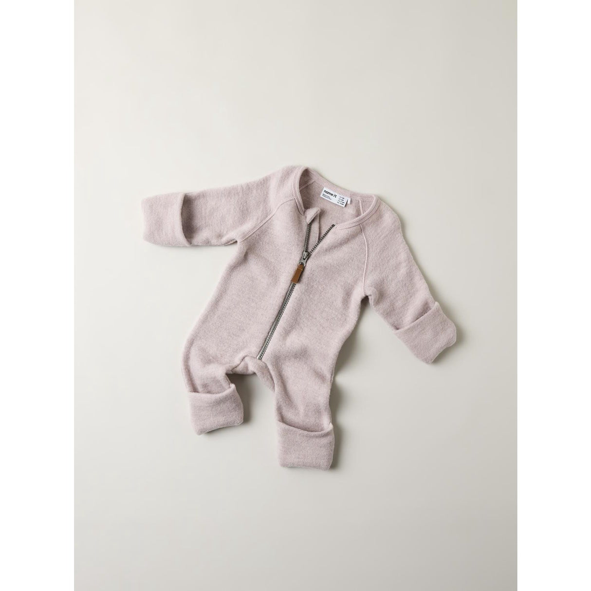 Name It Violet Ice Nbfwmino Wool Bru Ls Suit