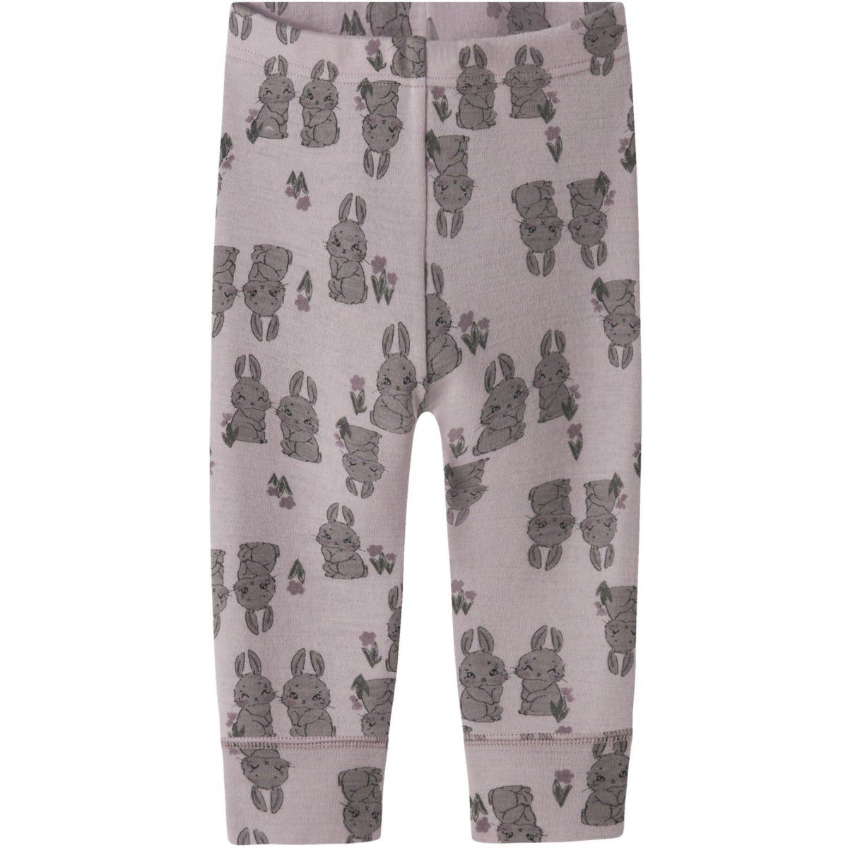 Name It Violet Ice Bunnies Nbfwillow Wool Leggings