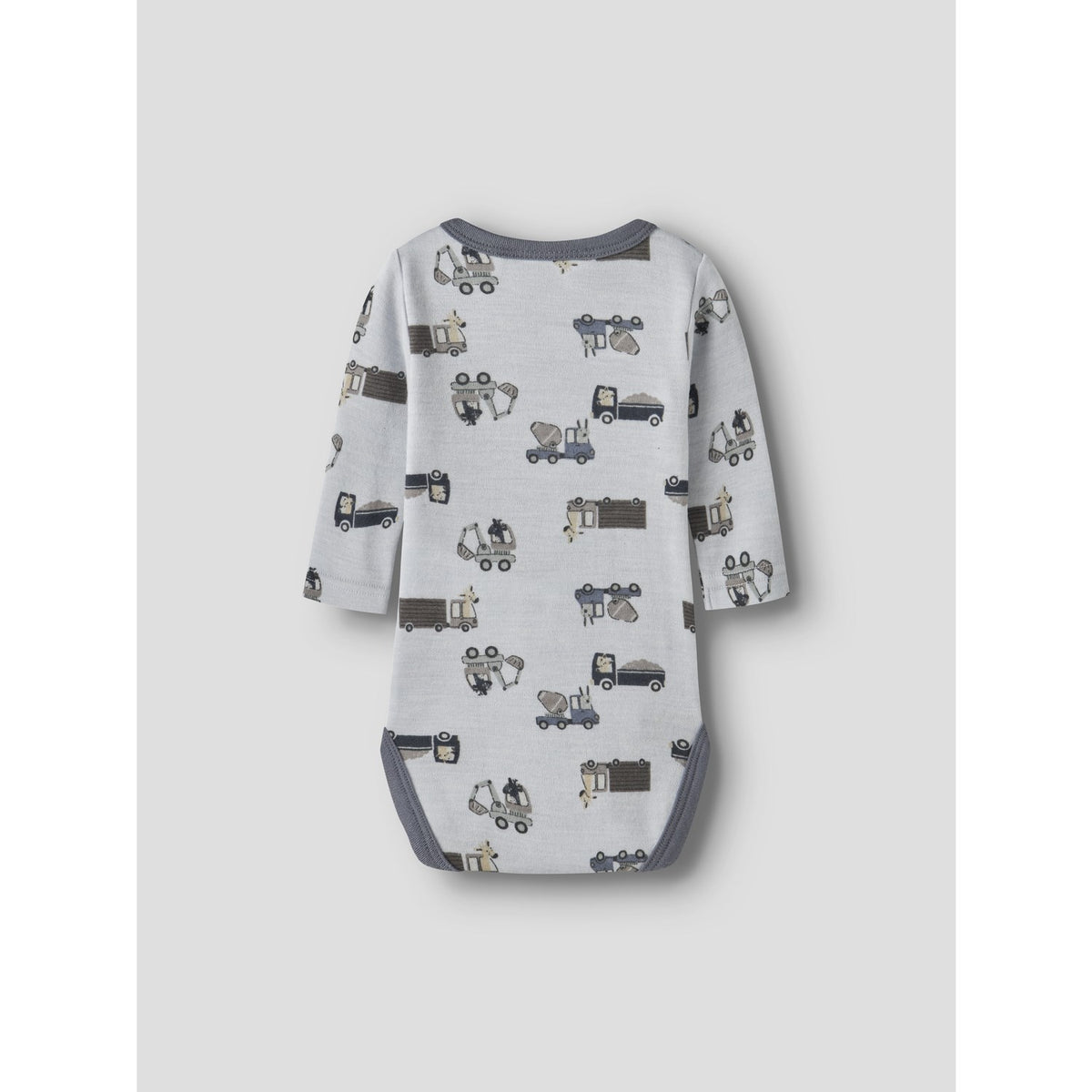 Name It Arctic Ice Animals At Work Nbmwillit Wool Ls Wrap Body