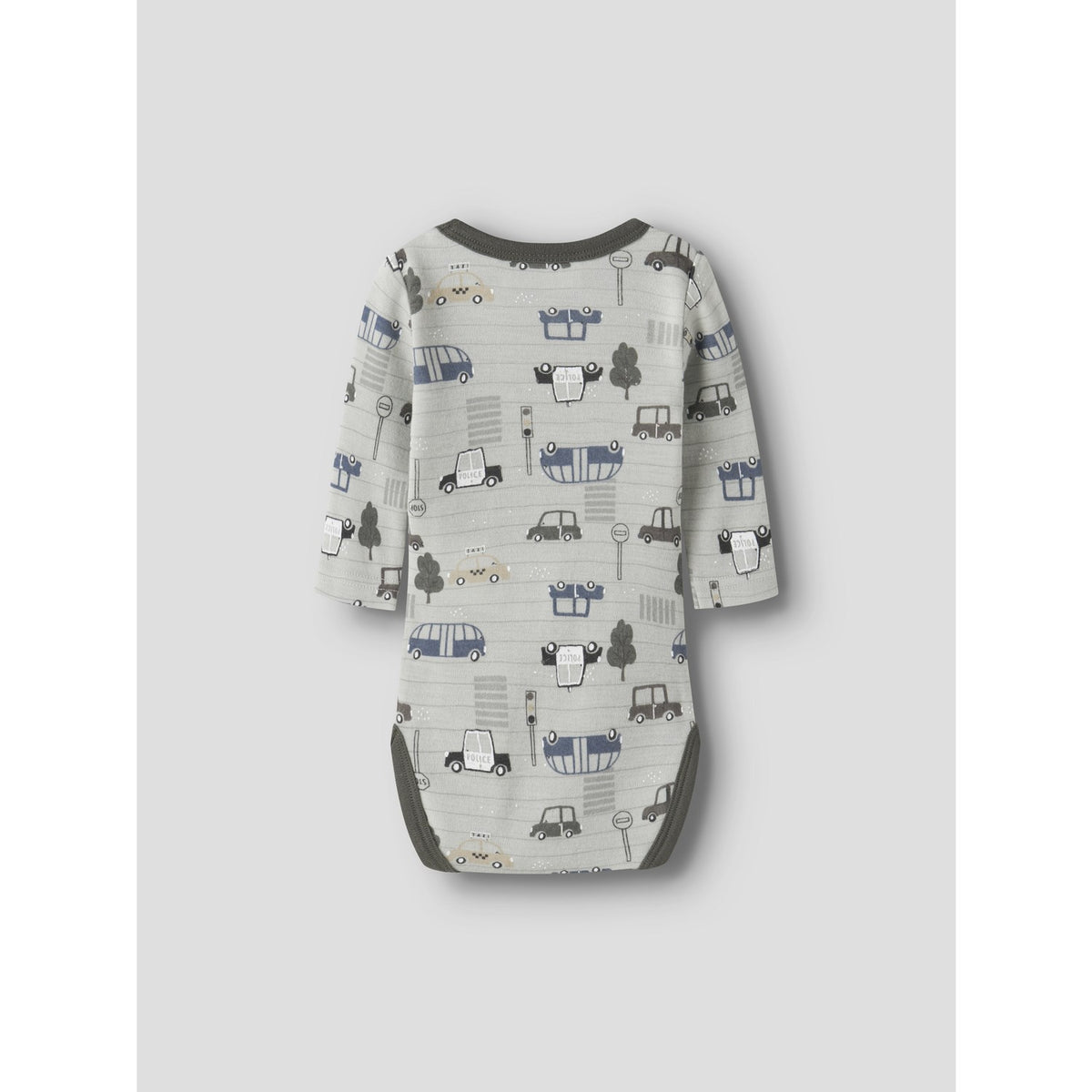 Name It Mineral Gray City Cars Nbmwillow Wool Ls Body