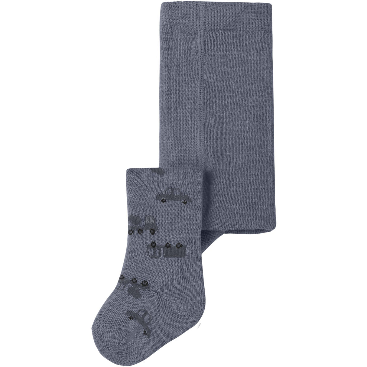 Name It Folkstone Gray Machines Nbmwak Wo/Bl Tights Aoj