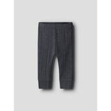 Name It Ombre Blue Wang Wool Needle Long Johns Solid Noos