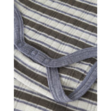 Name It Snow White Morel/Folkstone Gray Nbmwang Wool Needle Ls Body Noos