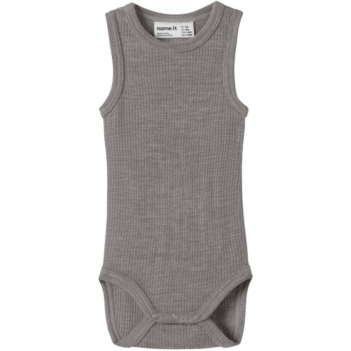 Name It Satellite Nbnwax Wool Rib Tank Body