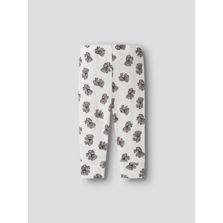 Name It Snow White Teddy Bear Nbnwillu Wool Leggings