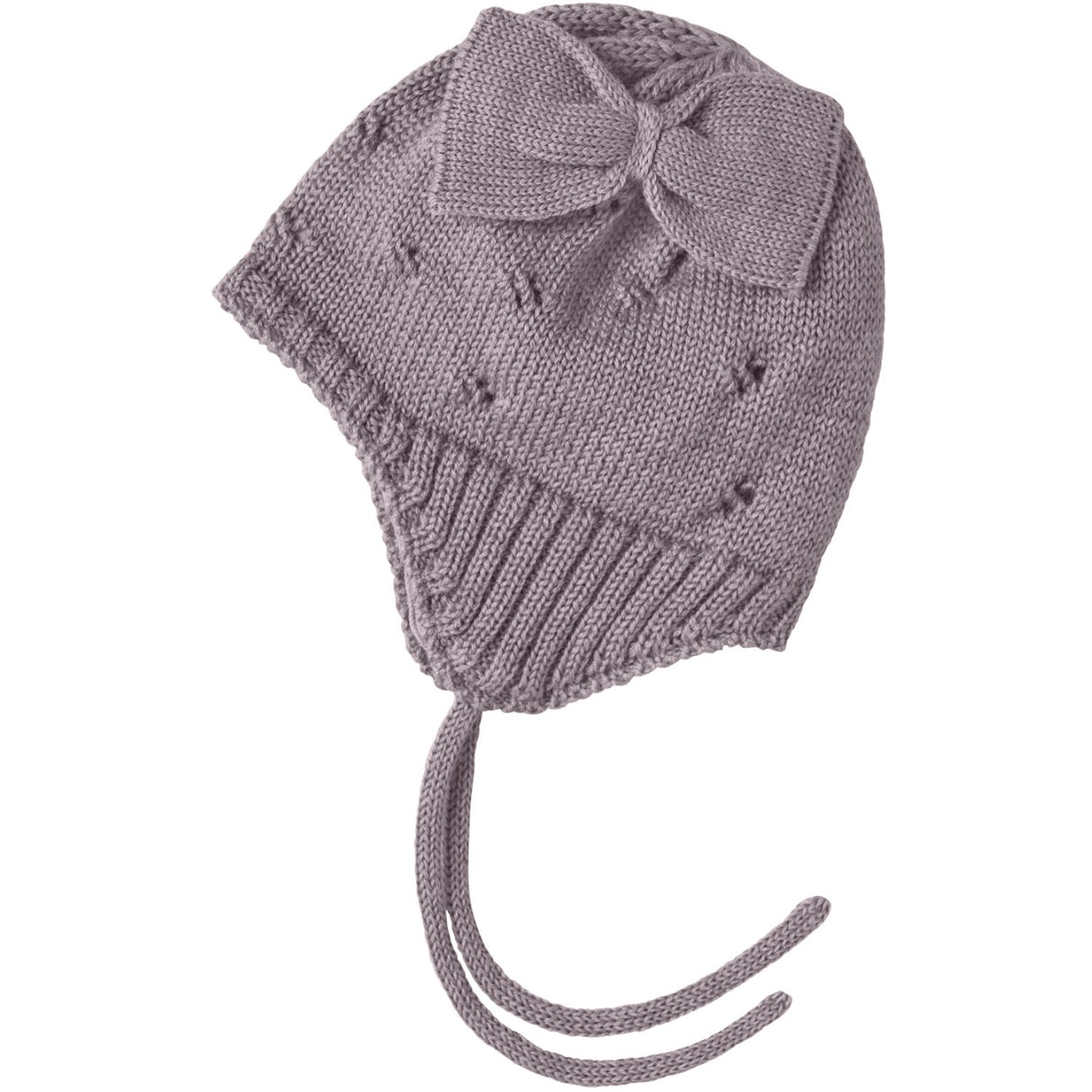 Name It Toadstool Bow Nbfwrilla Bow Wool Knit Hat