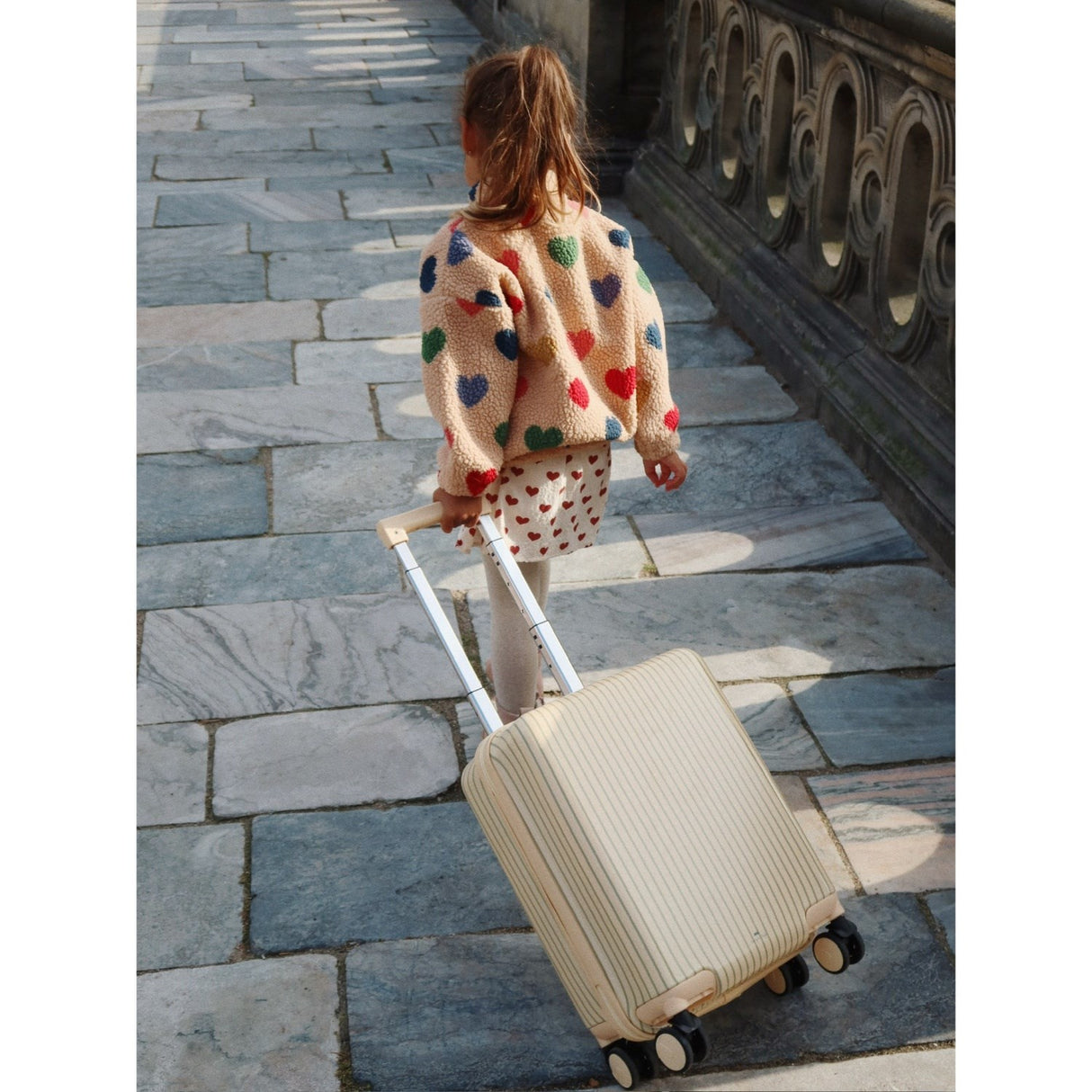 Konges Sløjd Tea Stripe Travel Suitcase