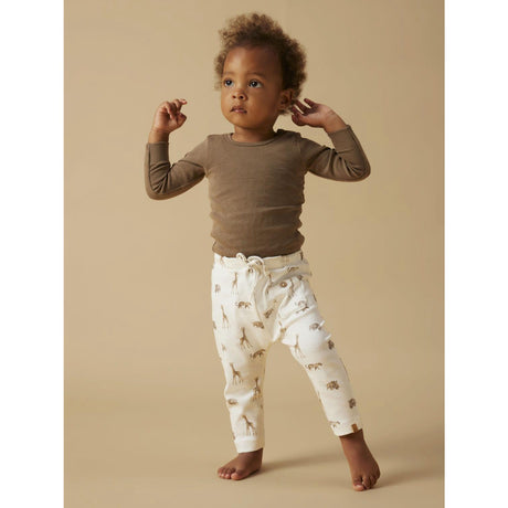 Lil'Atelier Coconut Milk Animals African Nbmgayo Elo Loose Pants Lil Noos