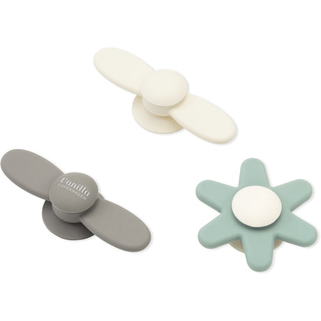 Vanilla COPENHAGEN Fern Green - Milk - Wood Suction Spinner Set
