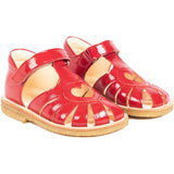 Angulus Hjerte Sandals Dark Red