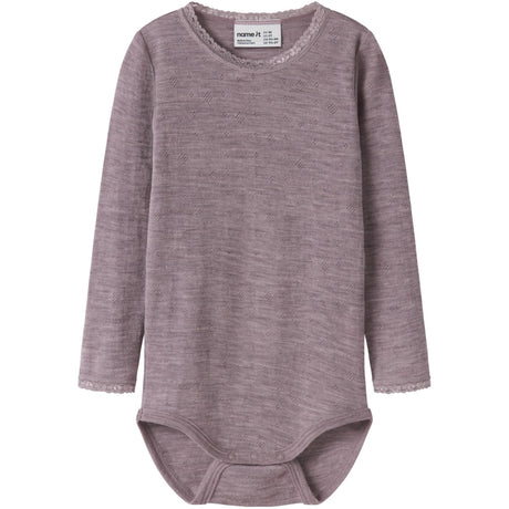 Name It Toadstool Nmfwang Wool Needle Ls Body Solid