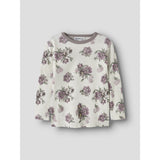 Name It Snow White Flower Bouquet Nmfwillitus Wool Ls Top