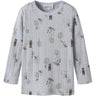 Name It Arctic Ice Forest Animals Nmmwang Wool Needle Ls Top Noos