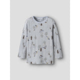 Name It Arctic Ice Forest Animals Nmmwang Wool Needle Ls Top Noos
