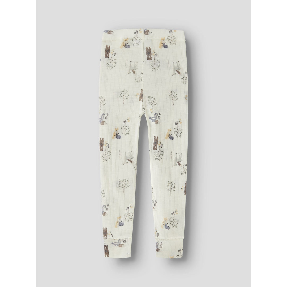 Name It Snow White Forest Animals Nmmwang Wool Needle Longjohn Noos