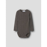 Name It Morel Nmmwang Wool Needle Ls Body Solid